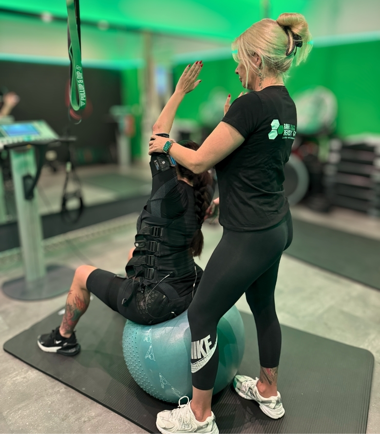 EMS-Training mit Simone