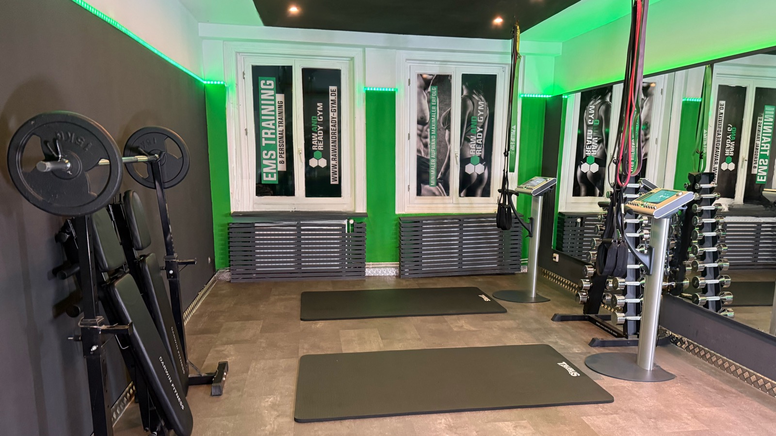 Trainingsbereich im Raw and Ready - Gym